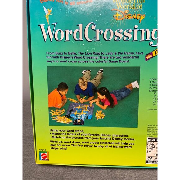Disney WordCrossing Game 2-8 Players Ages 5+ - Picture 13 of 13